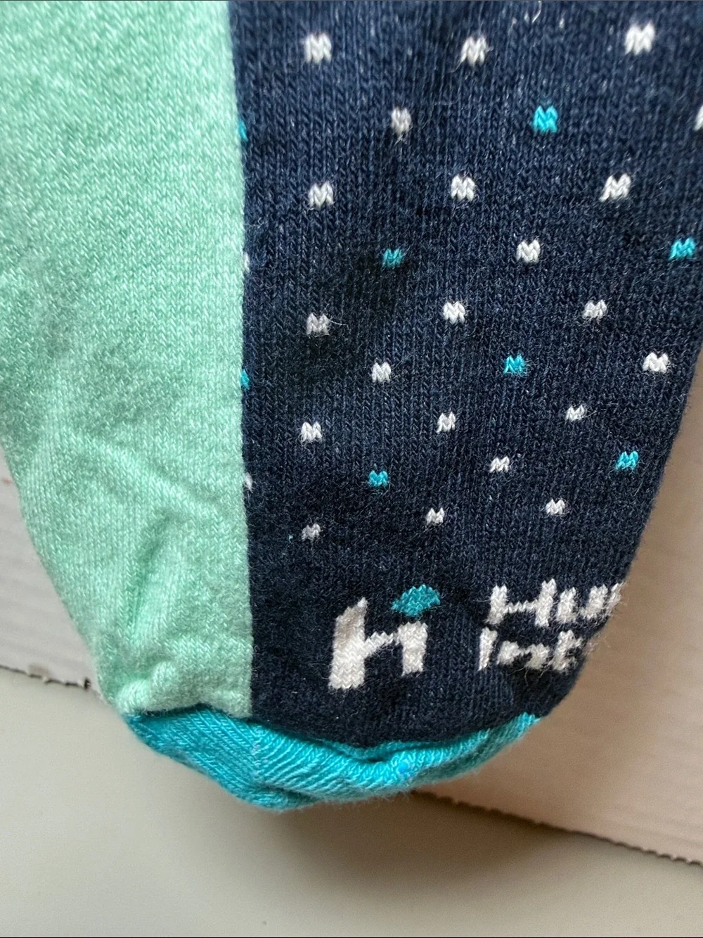 NEW! Human Interest Sock Club Geometric Nordic Pattern Crew Socks